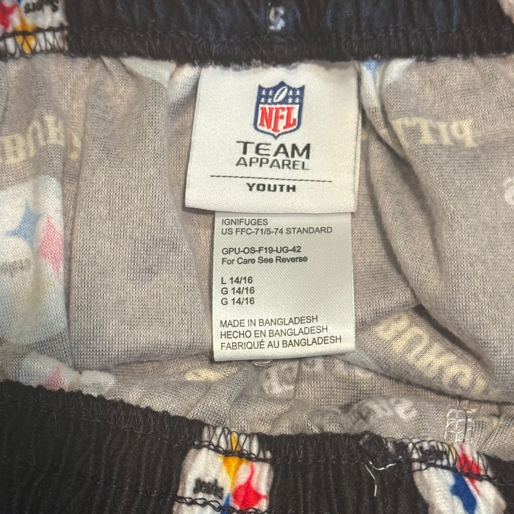 NFL Pittsburgh Steelers Black Lounge Pants - Picture 5 of 7